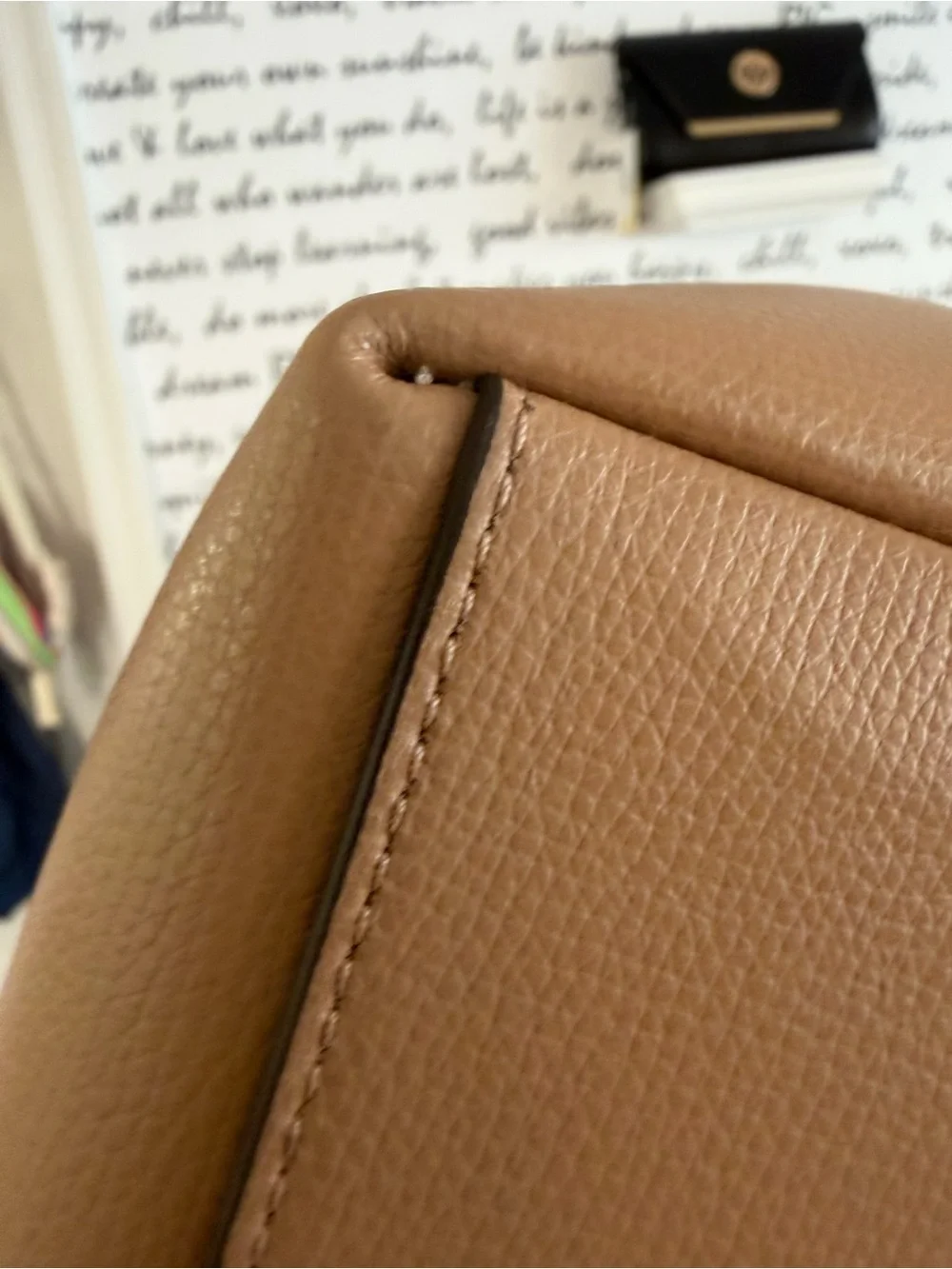 kate spade structured tan